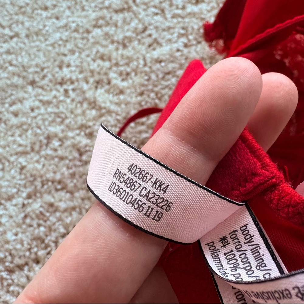 Victoria's Secret Vibrant Red Lace Dream Angels Push Up‎ Without Padding Bra 34D - Picture 5 of 5